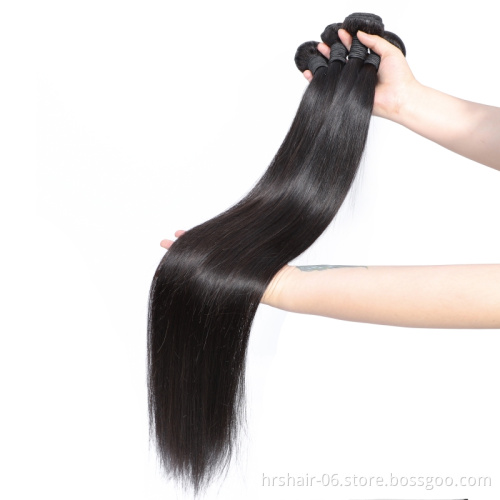 Wholesale virgin hair vendors Brazilian human hair bundles 30 - 40inch human hair grade 12a